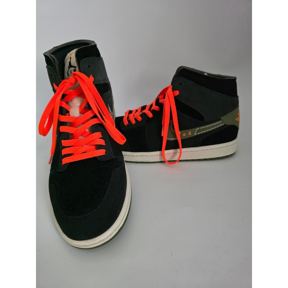 Nike Air Jordan 1 Men's Size 11‎ Mid SE Craft Olive Green Grey high tops Jumpman